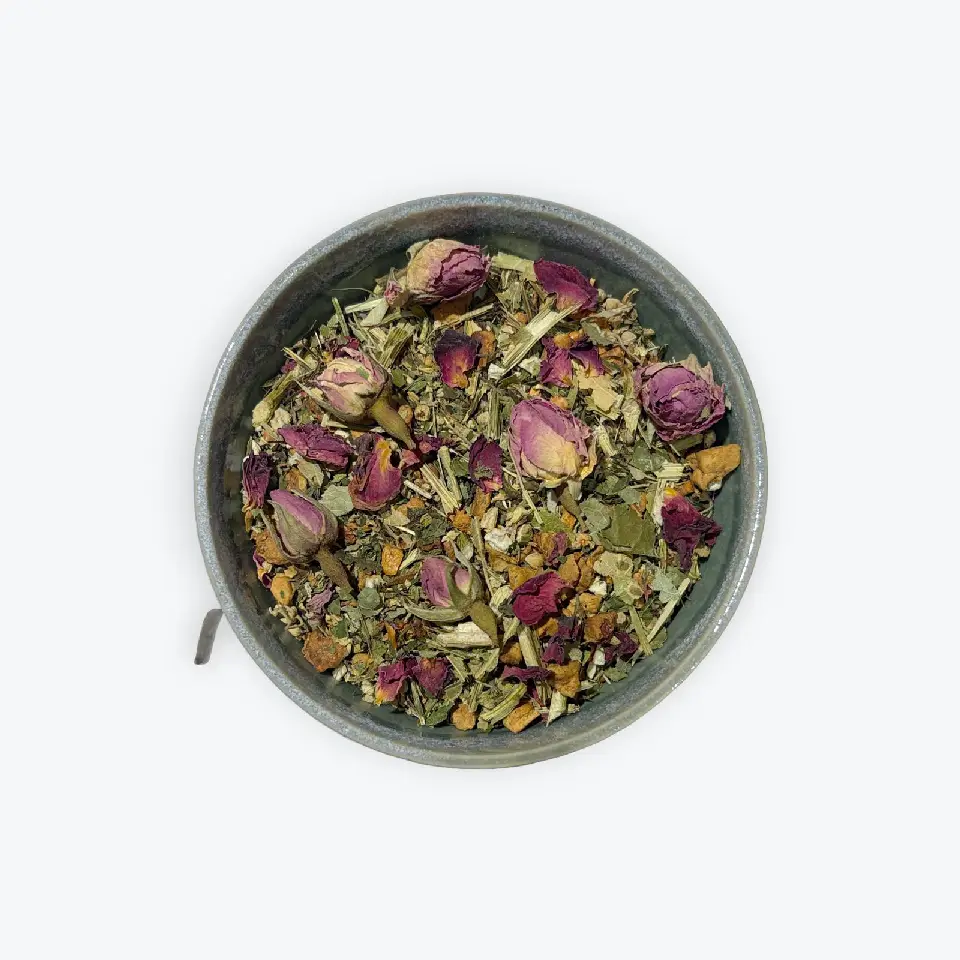 Infusion La Pomme-Cannelle d’Erna : pomme, cannelle, tilleul