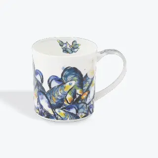 Mug fine bone china Dunoon Dollyhotdogs (Homard), porcelaine fine anglaise, Orkney, vignette 4