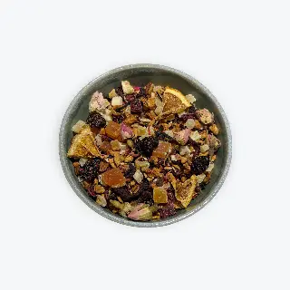 Tisane aux fruits Coupe d’Amour : melon, cerise, fruits exotiques, vignette 1