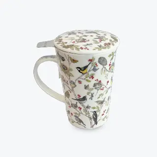 Mug fine bone china Dunoon Busy Bees, porcelaine fine anglaise, Shetland, vignette 2