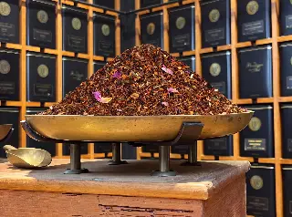 rooibos fleur de cerisier bio, Rooibos Fleur de Cerisier Bio Ombelle, mélange en vrac, vignette 4