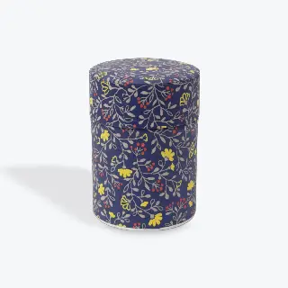 Boîte à thé washi Akemi Esprit Céladon, feuilles de ginkgo jaunes et grises, vignette 12