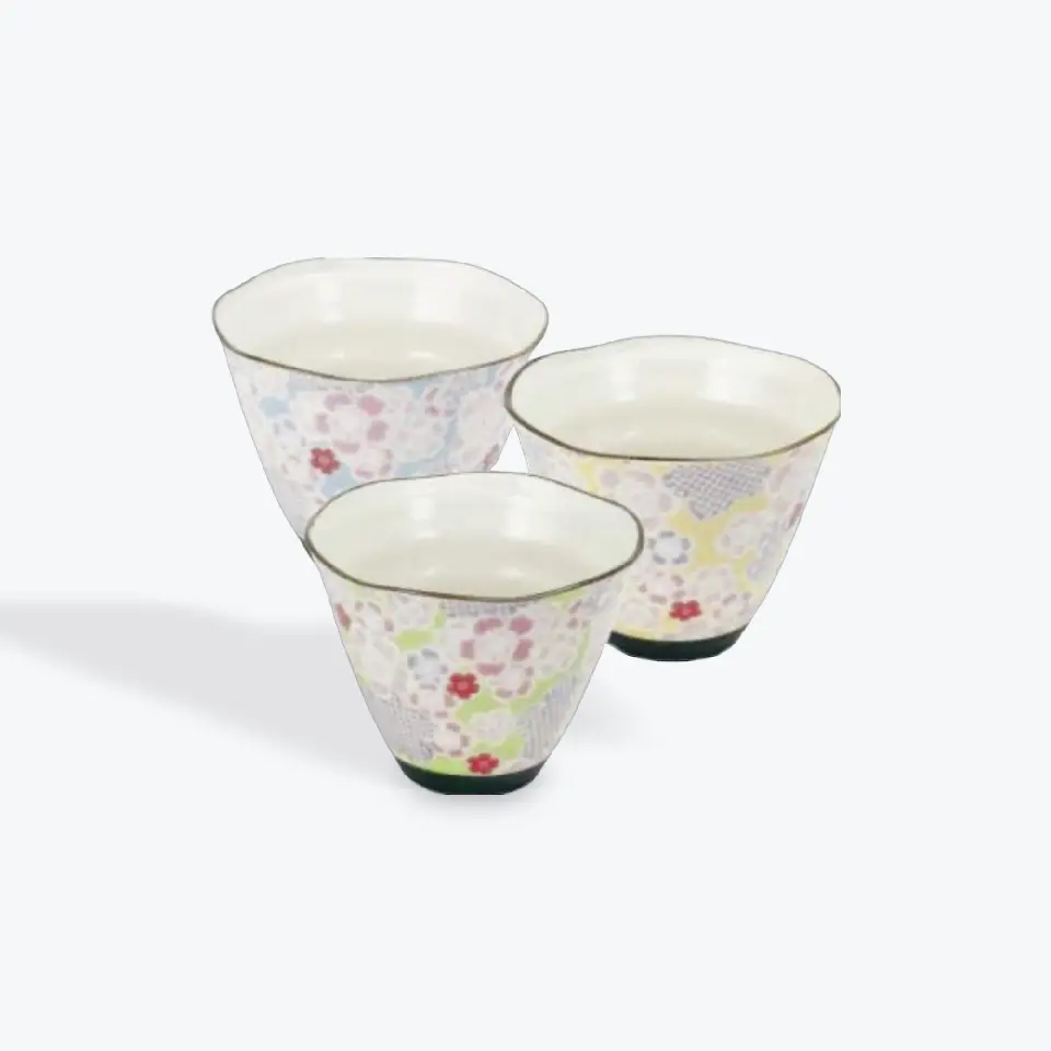Tasse de thé japonaise Yuzuki 200 ml trois coloris