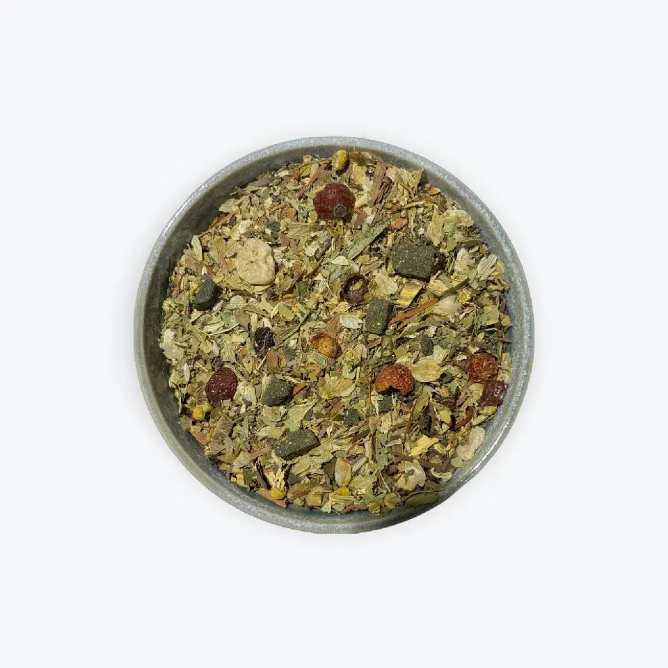 Mélange Nuances Vertes : maté, double menthe, cannelle et lapacho