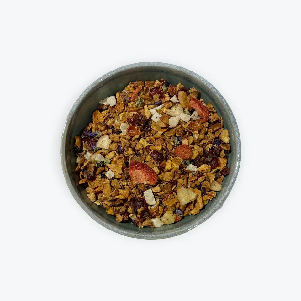 Tisane aux fruits Barbapapa : pomme, cerise, banane, ananas
