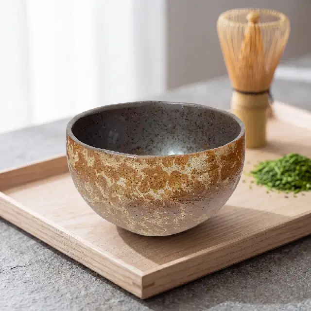 Bol À Matcha Japonais 'Madara' En Céramiques