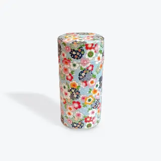Boîte à thé washi Arida 150 g Esprit Céladon, grues blanches sur fond vert, vignette 31