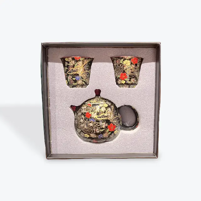 Set De Thé 'Morpho' 3 Pièces En Emballage Cadeau