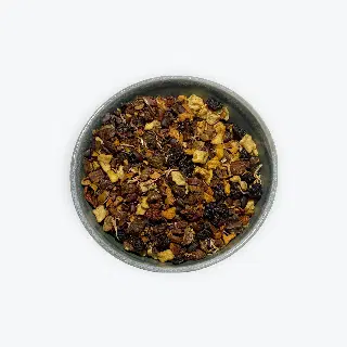 Tisane Or d’hiver : fèves de cacao, datte, pomme et cannelle, vignette 1