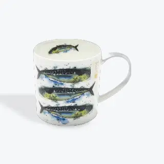 Mug fine bone china Dunoon Dollyhotdogs (Homard), porcelaine fine anglaise, Orkney, vignette 3