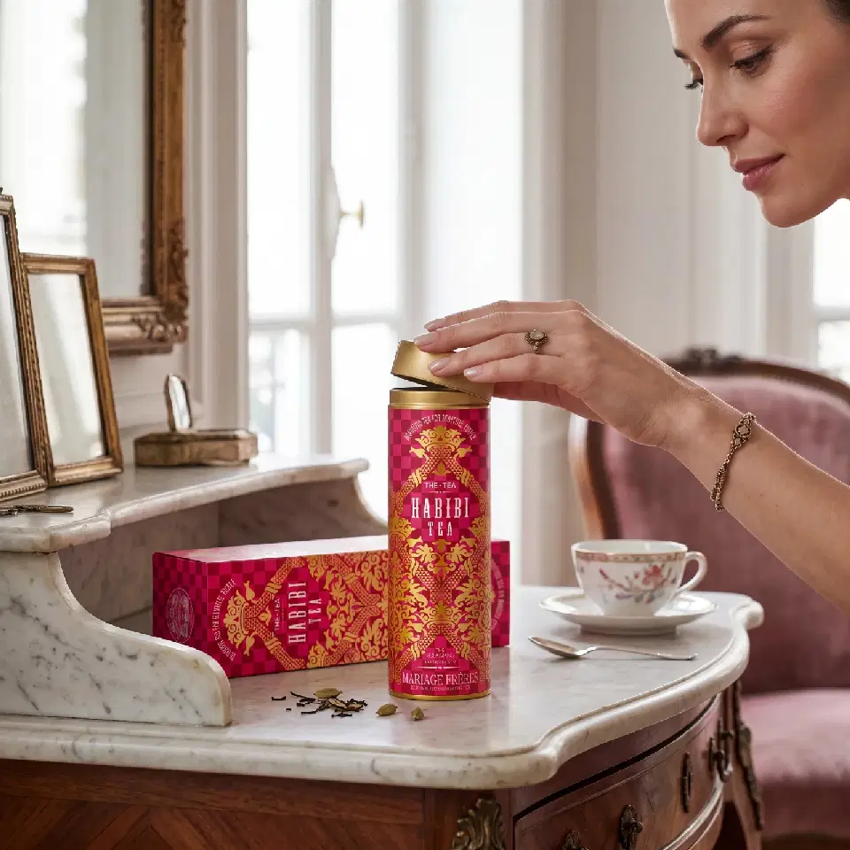 Habibi, thé noir litchi & fleur d'oranger Mariage Frères