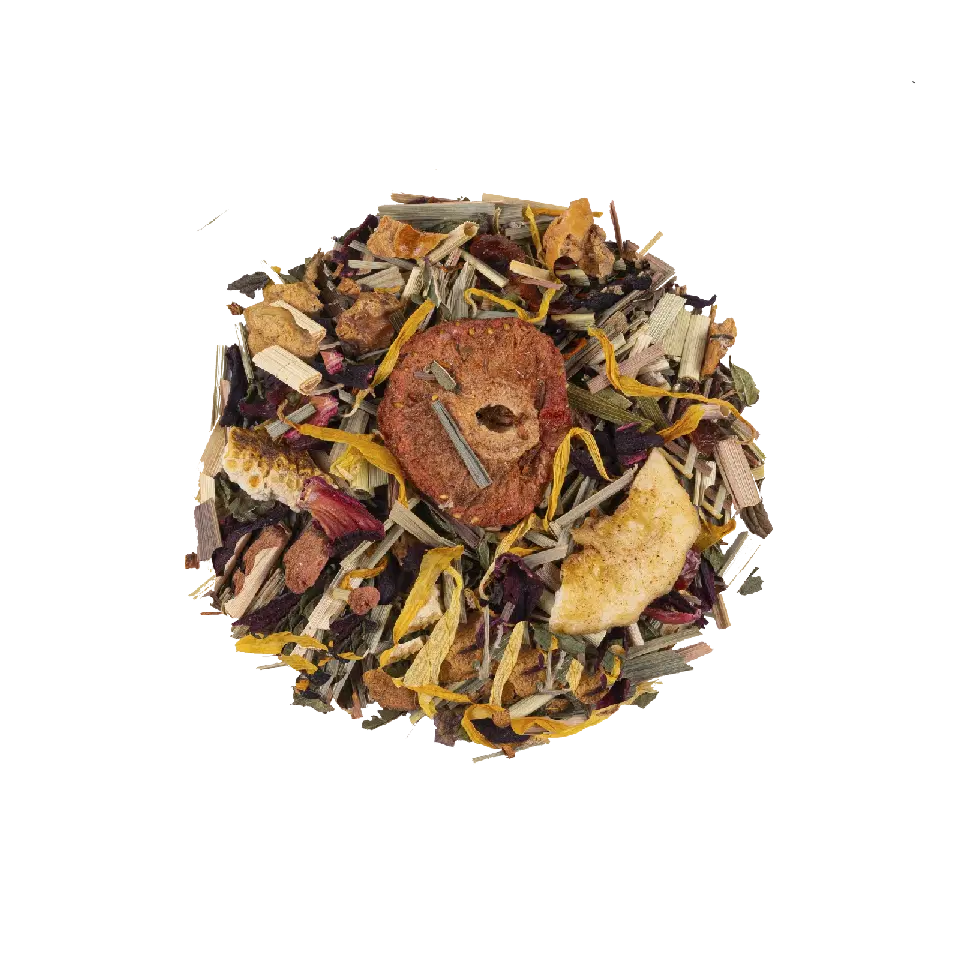 infusion citronnelle bio, Éclat d'Été Citronnelle Bio Ombelle, mélange en vrac