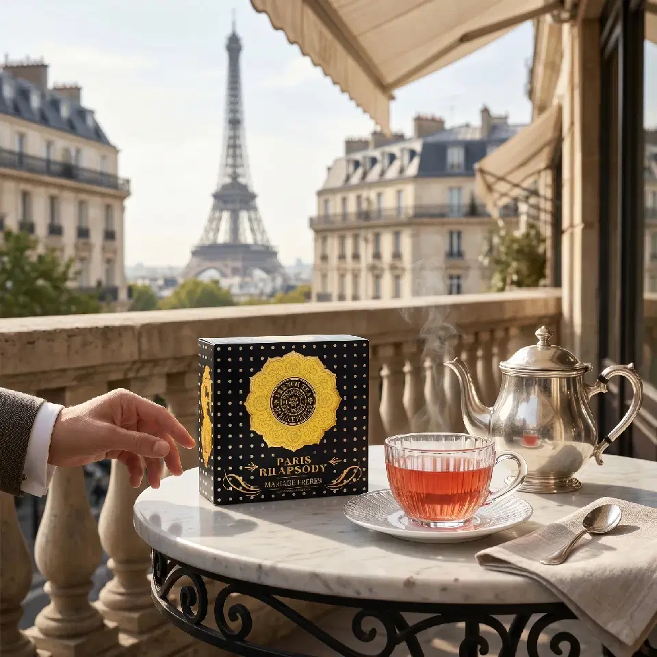 Paris Rhapsody, thé blanc parfumé Mariage Frères