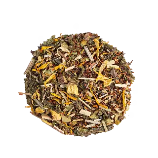 mélange du réveil bio, Réveil Rooibos & Thé Vert Bio Ombelle, mélange en vrac, vignette 2