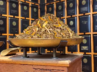 maté orange bio, Maté Orange Sanguine Ardent Bio Ombelle, mélange en vrac, vignette 4