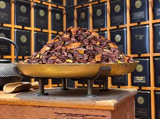 infusion menthe chocolat bio, Menthe Chocolat Fondante Bio Ombelle, mélange en vrac, vignette 4