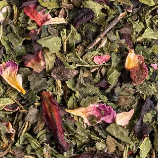 tisane mélisse hibiscus bio, Douce Quiétude Mélisse Hibiscus Bio Ombelle, mélange en vrac, vignette 1