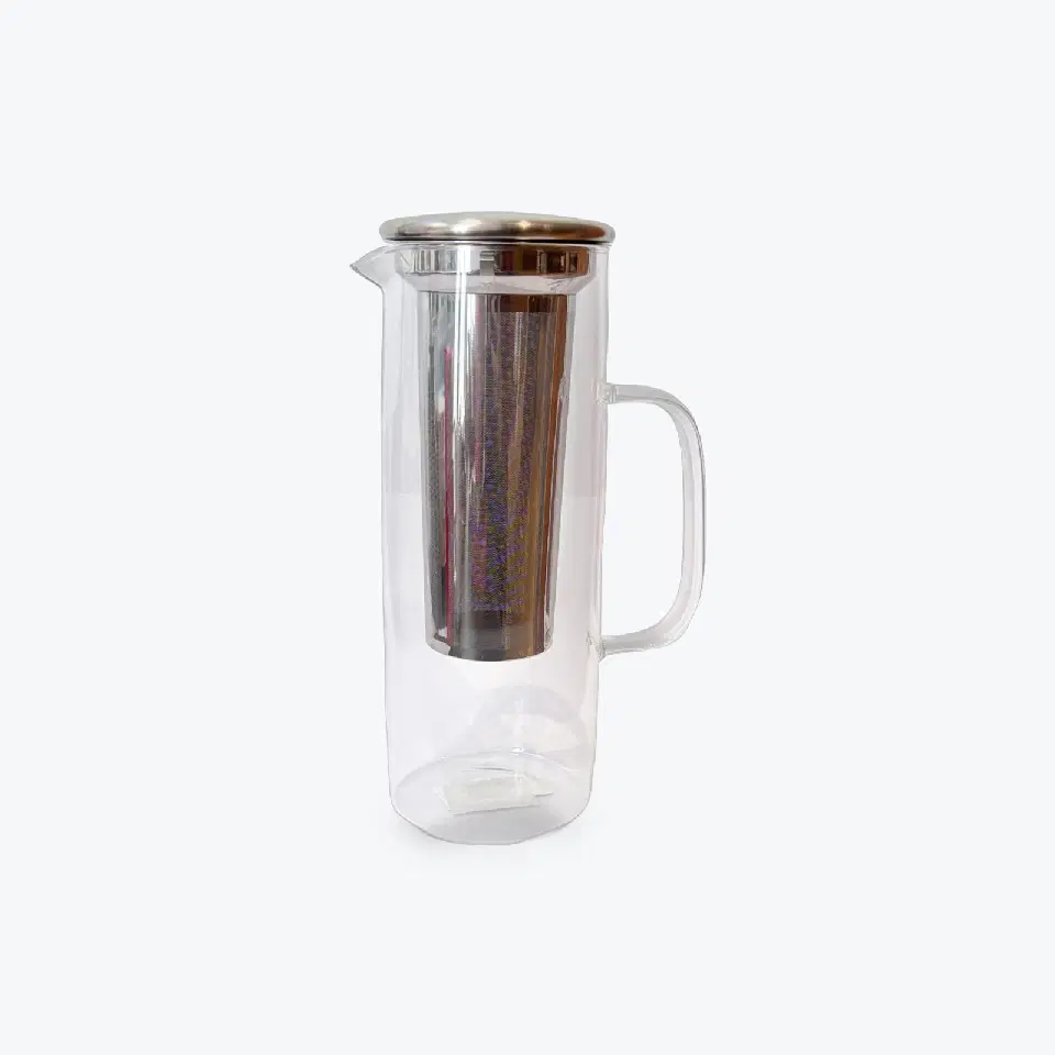Carafe en verre Finja 1,2 L pour thé glacé