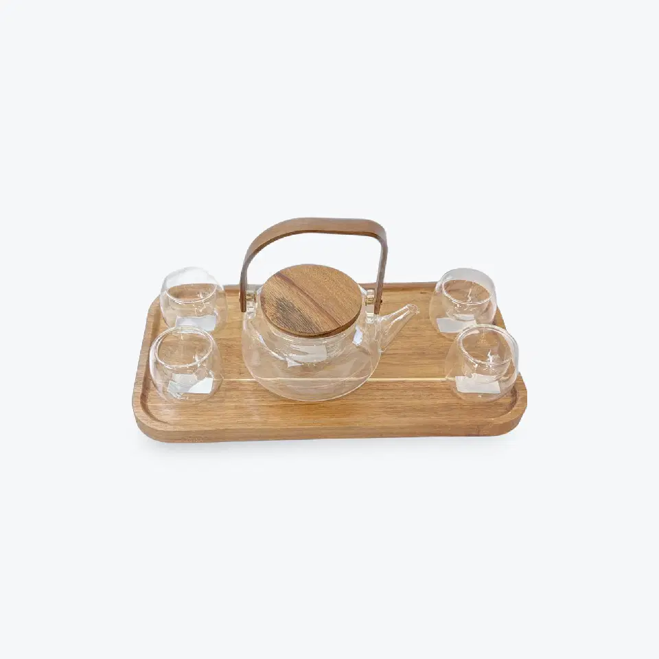 Set de verres à thé Dana avec plateau