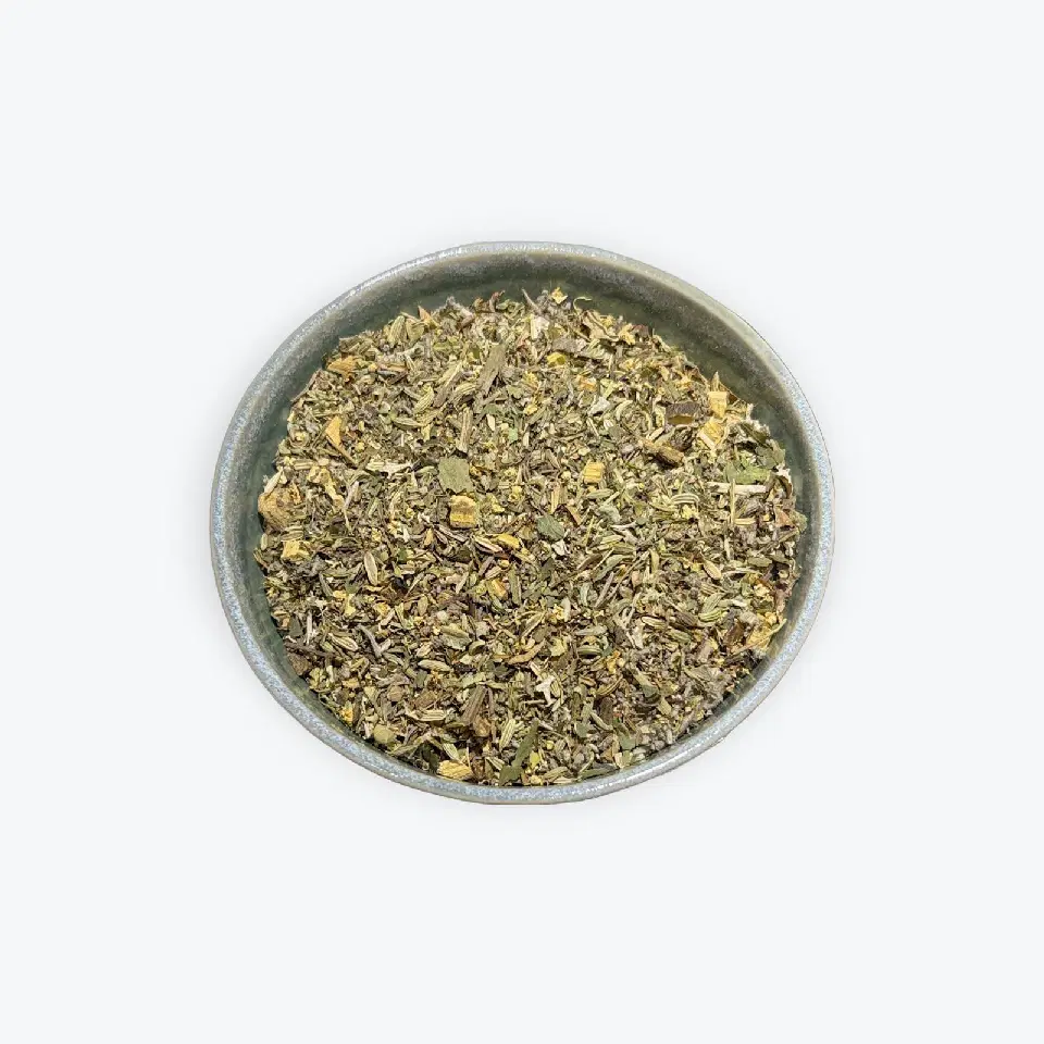 Infusion bio Mélodie douce : fenouil, réglisse, thym, tilleul