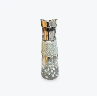 Carafe en verre avec filtre Eve, décor Amami, tamis inox et couvercle verseur, vignette 4