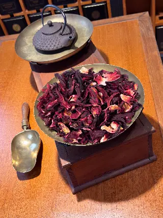 hibiscus bio, Fleurs d'Hibiscus Karkadé Bio Ombelle, mélange en vrac, vignette 3