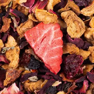 infusion fruits rouges bio, Récolte de Fruits Rouges Bio Ombelle, mélange en vrac, vignette 1
