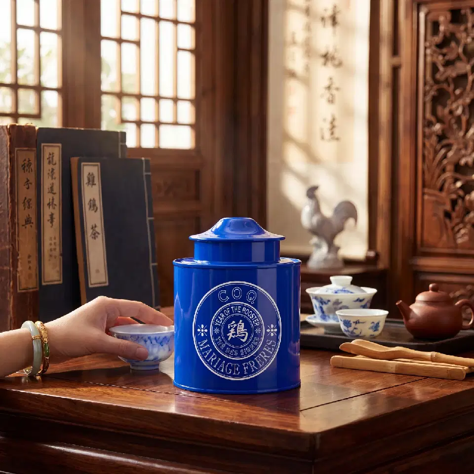 Thé des Signes Coq, Thé bleu Mariage Frères