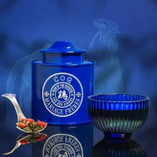 Thé des Signes Coq, Thé bleu Mariage Frères, vignette 4
