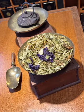 maté pêche bio, Maté Pêche Abricot Lumière Bio Ombelle, mélange en vrac, vignette 3