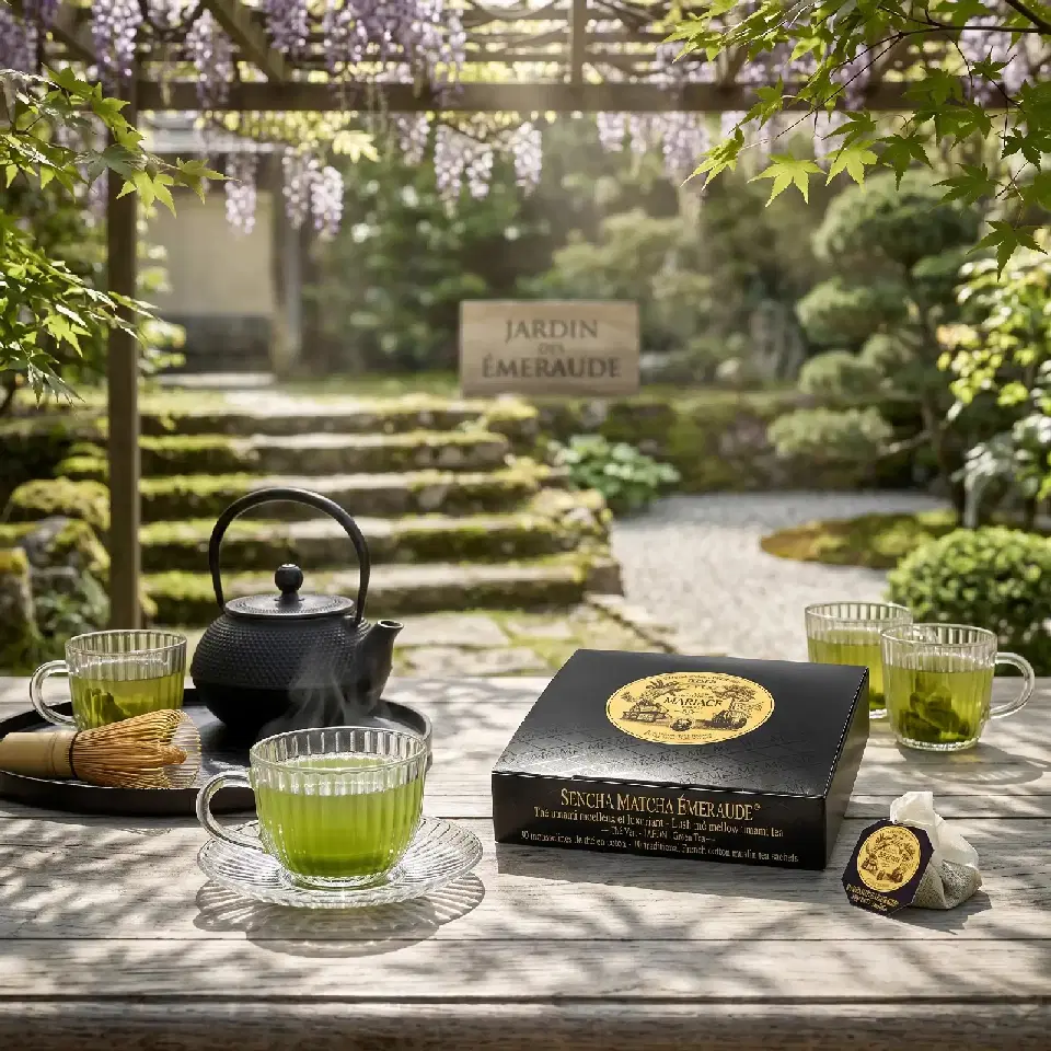 Sencha Matcha Émeraude, thé vert Mariage Frères