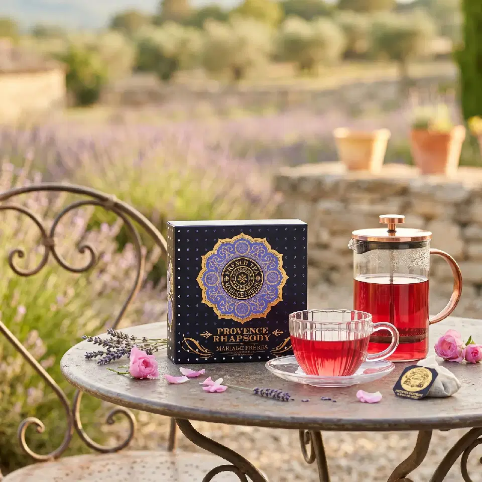 Provence Rhapsody, thé blanc parfumé Mariage Frères