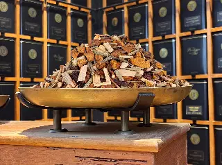 tisane pour homme bio, L'Heure des Messieurs Gingembre Bio Ombelle, mélange en vrac, vignette 4
