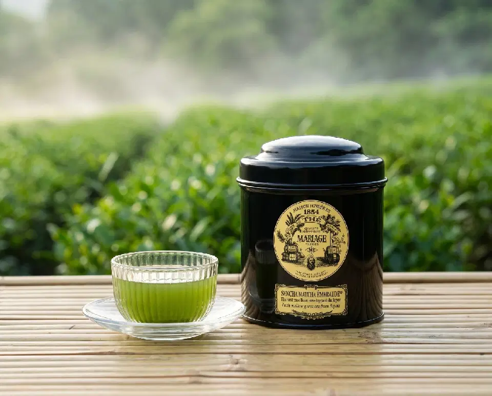 Sencha Matcha Émeraude, thé vert Mariage Frères