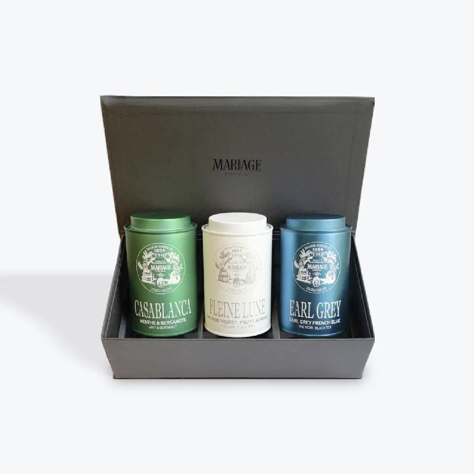 Coffret 3 thés Charismatic, coffret Mariage Frères