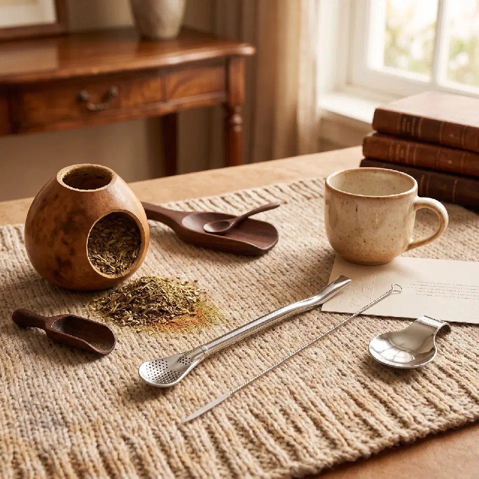 Bombilla à maté avec brosse de nettoyage