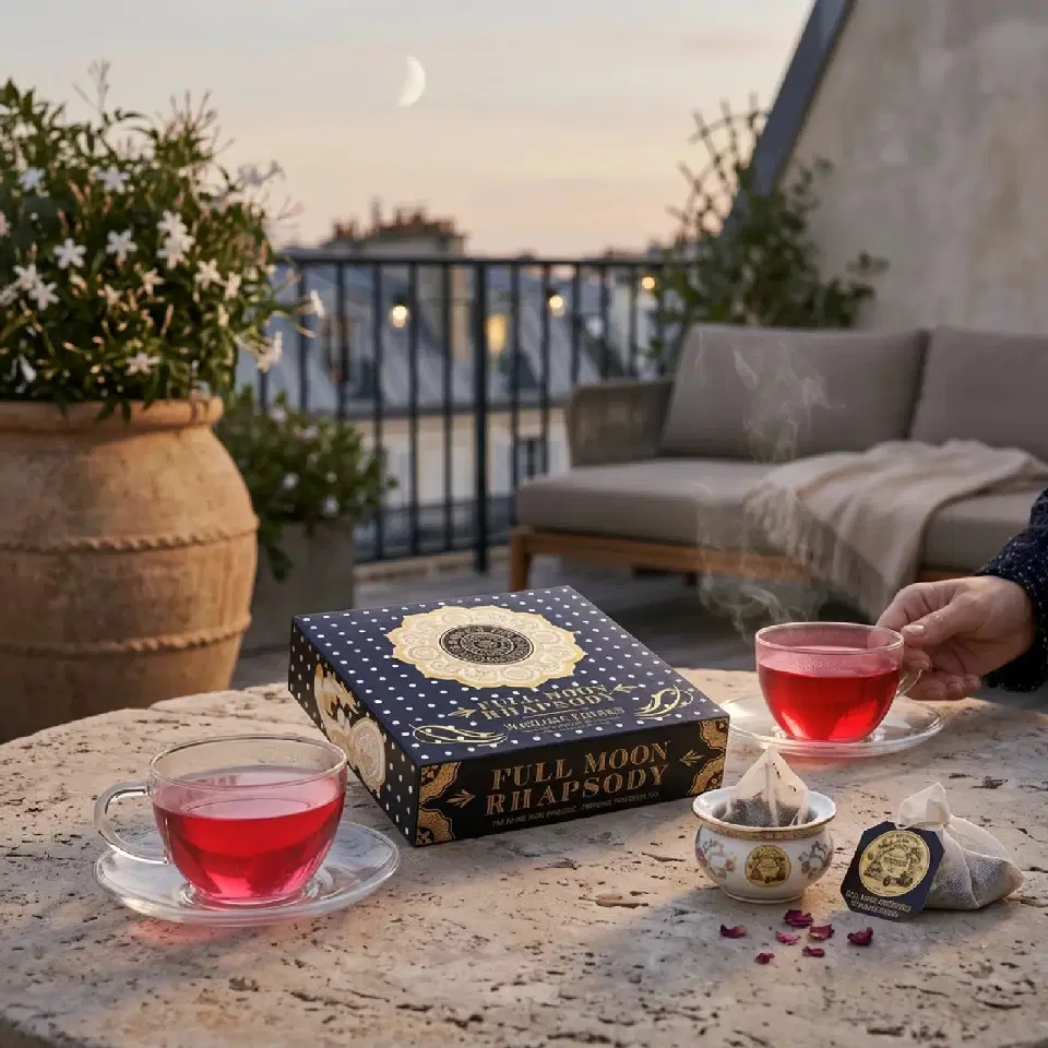 Full Moon Rhapsody, thé blanc amandes Mariage Frères