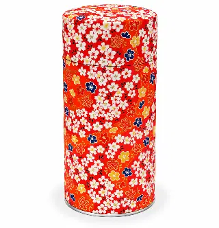 Boîte à thé washi Arida 150 g Esprit Céladon, grues blanches sur fond vert, vignette 24