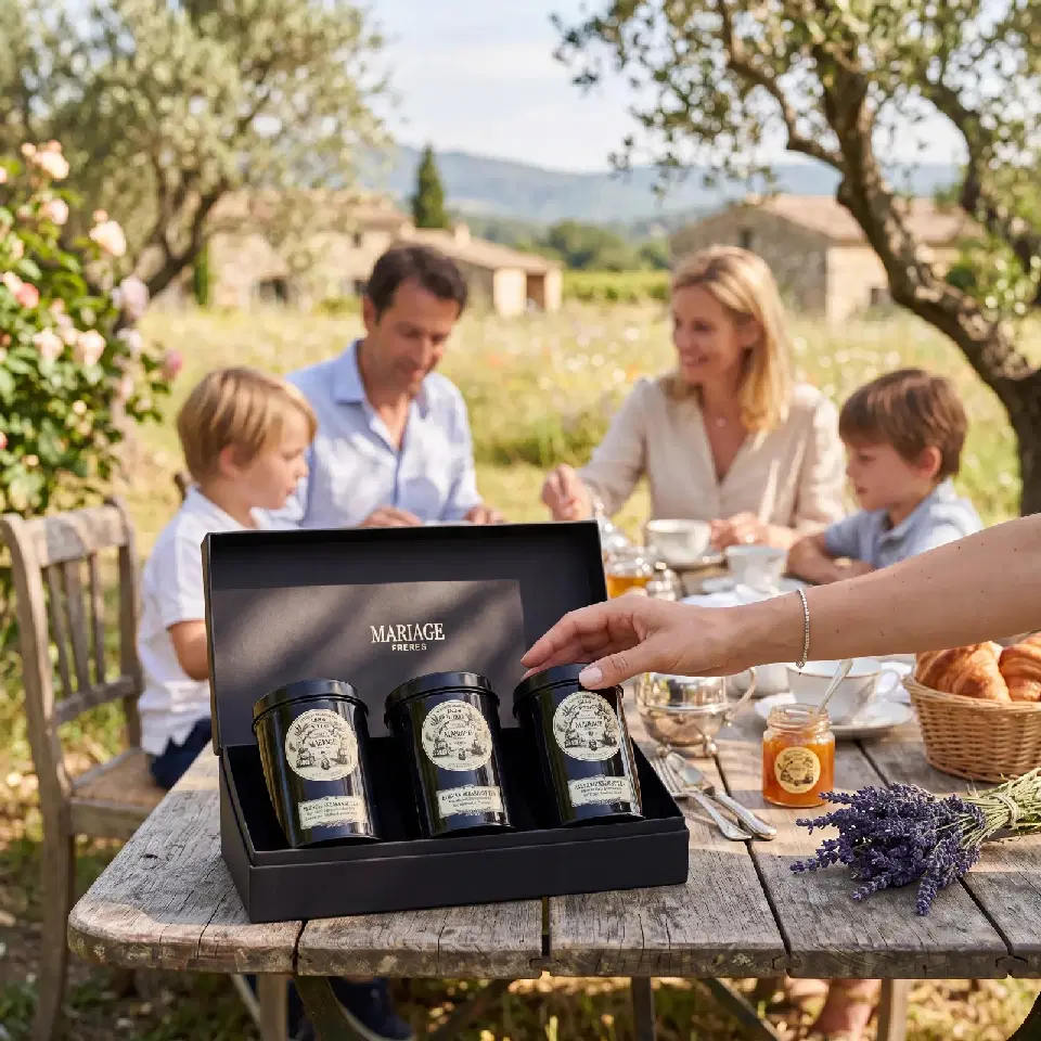 Coffret 3 thés World Breakfast, coffret Mariage Frères