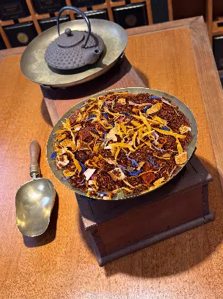 rooibos mangue bio, Rooibos Soleil Vanille Exotique Bio Ombelle, mélange en vrac, vignette 3
