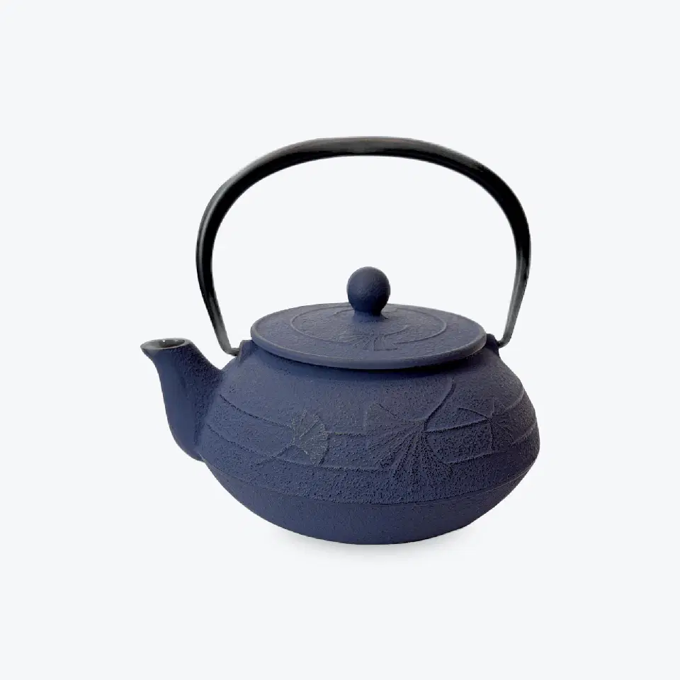 théière en fonte Gingko Mariage Frères bleu