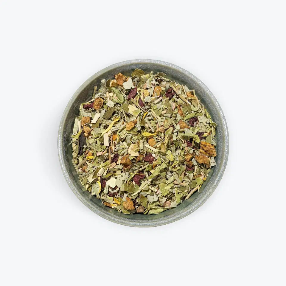 Infusion bio Présence d’Elfes : honeybush, mangue, bergamote