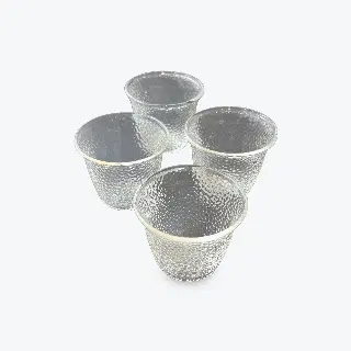 Lot de 4 coupes en verre oriental 50 ml pour le thé, vignette 1