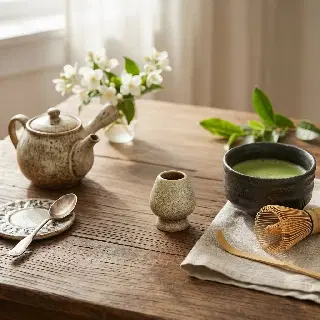 Porte-fouet à matcha en bambou pour chasen, vignette 1