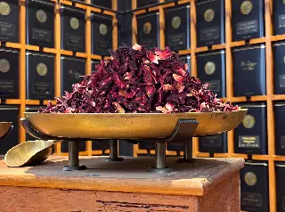 hibiscus bio, Fleurs d'Hibiscus Karkadé Bio Ombelle, mélange en vrac, vignette 4
