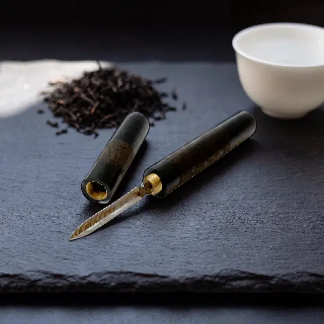 Couteau Pu-Erh Beeng Cha En Bois 'Naru'