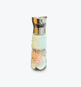 Carafe en verre avec filtre Eve, décor Amami, tamis inox et couvercle verseur, vignette 5