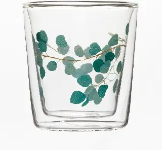 Verre à thé double paroi Lyn, décor Cherry Blossom imprimé sur le verre intérieur, vignette 2