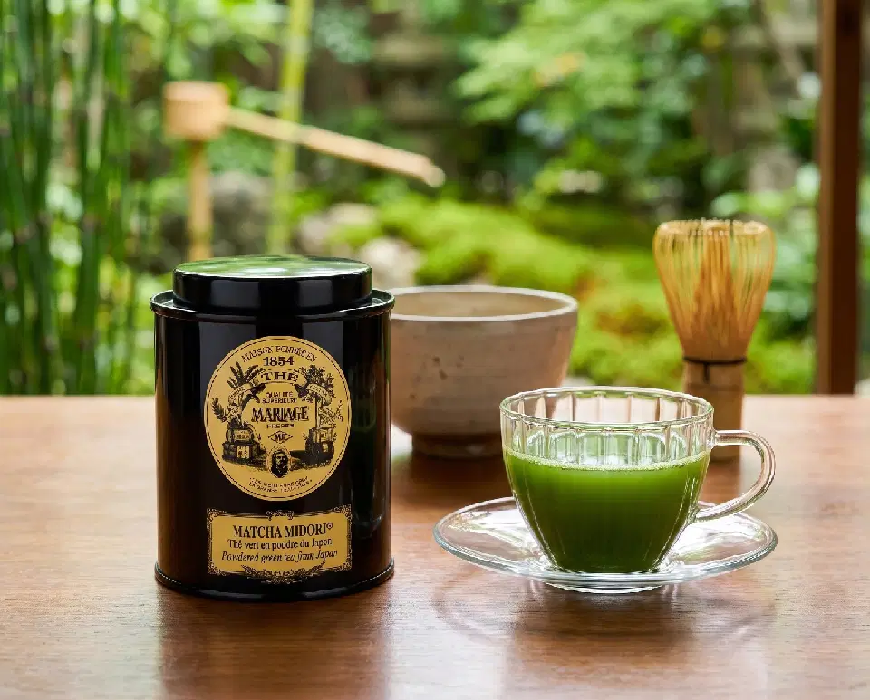 matcha, Matcha Midori Mariage Frères, boîte Icône 40 g