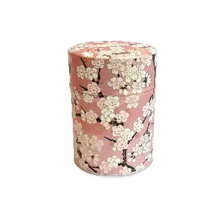 Boîte à thé washi Akemi Esprit Céladon, feuilles de ginkgo jaunes et grises, vignette 54